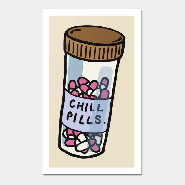 Chill Pill Illustration - Download Illustration 2020